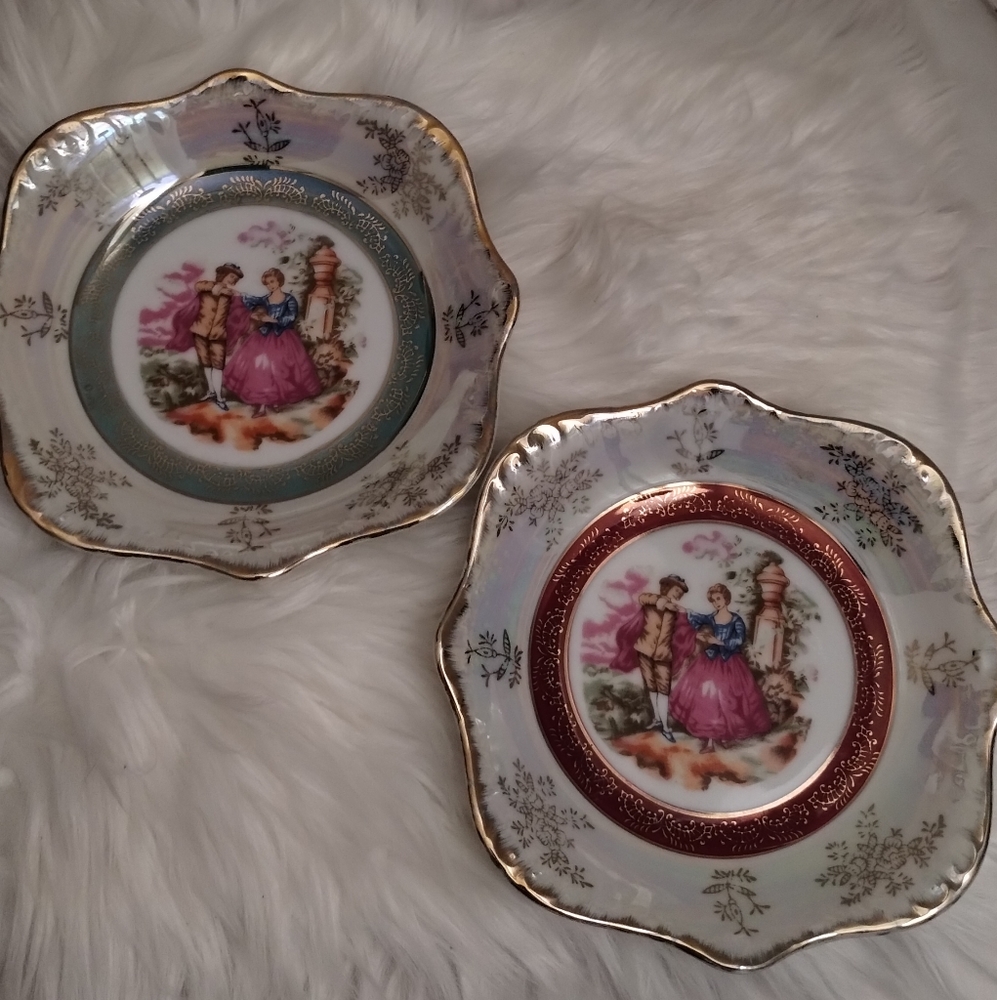 2 Victorian Serving Plate